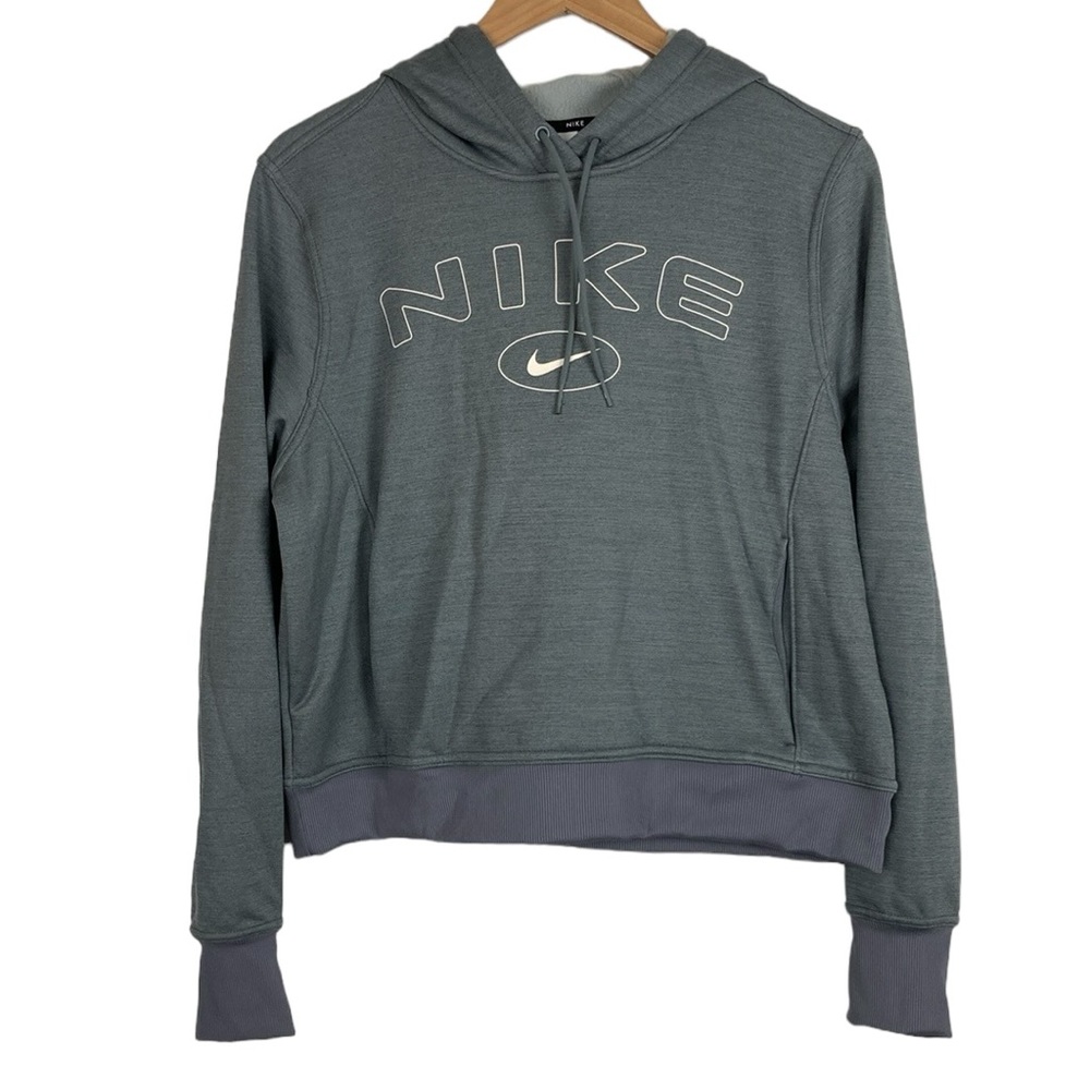 NEW Nike Gray Thermafit Gray Hooded Sweatshirt